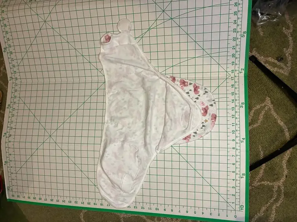 Hudson Baby Quilted Cotton Swaddle Wrap, Winter Forest Bear Pattern